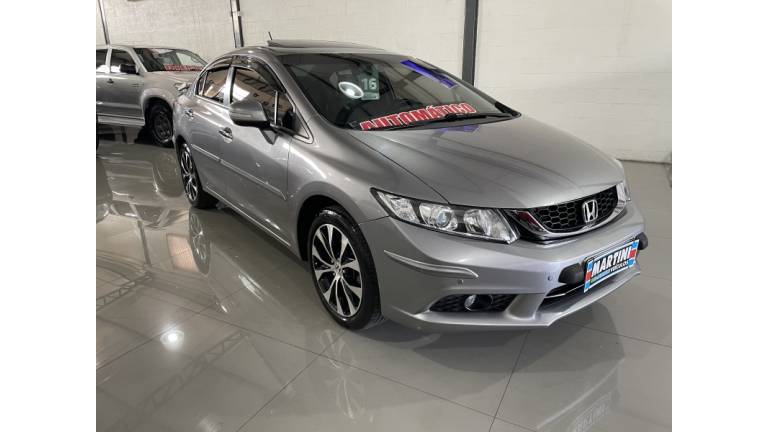 HONDA - CIVIC - 2016/2016 - Cinza - R$ 89.900,00